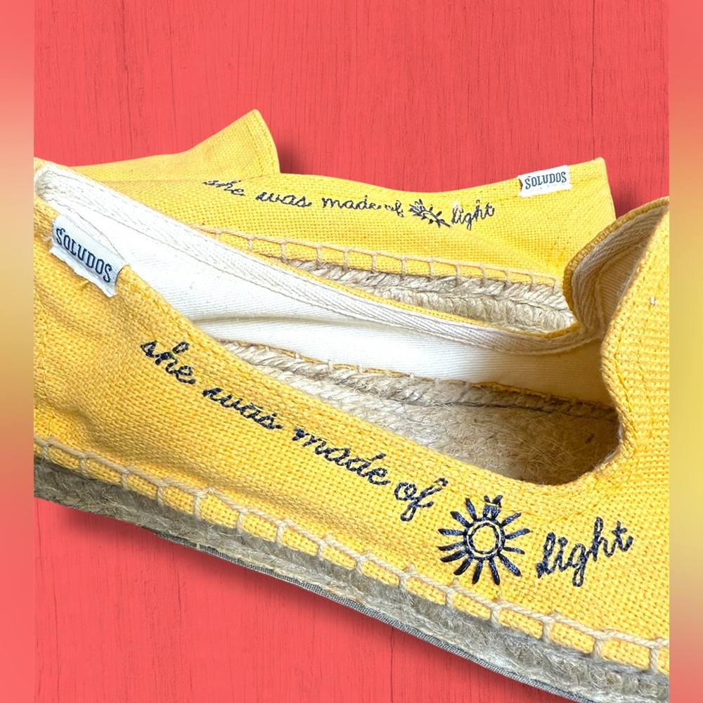 Soludos Sunshine Yellow Espadrilles - Picture 3 of 6